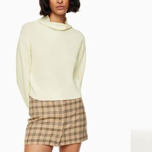 Aritzia MONTPELLIER Waist Turtleneck In Pink